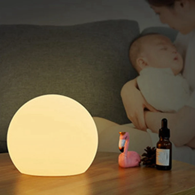 Wifi Smart Table Lamp Compatible With Alexa Google Home Voice Control Hand Press Light Led Ambient Night Controlled By A | Лампы и