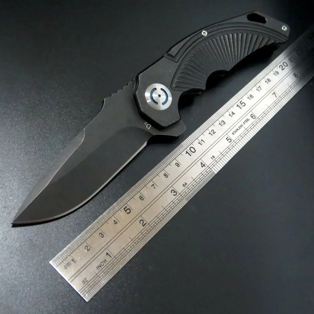 Складной нож Efeng CS 2 с шарикоподшипником лезвие D2 полностью стальная ручка