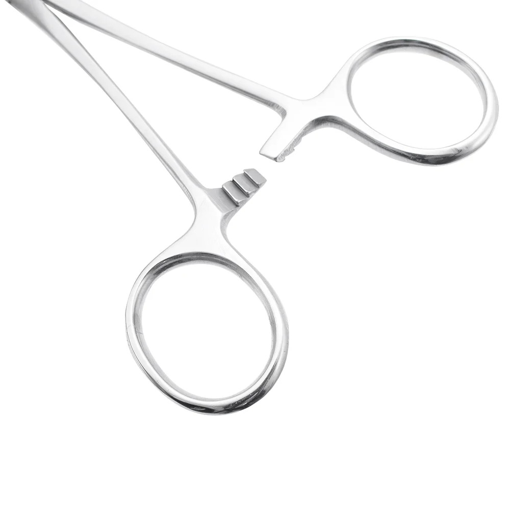1X Нержавеющая Сталь Изгиб Тип Hemostat фиксатор щипцы изогнутые москитные локоть для