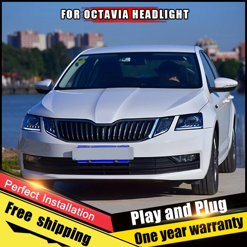Светодиодный прожектор для Skoda Octavia 2018 2019|Фара авто в сборе| |