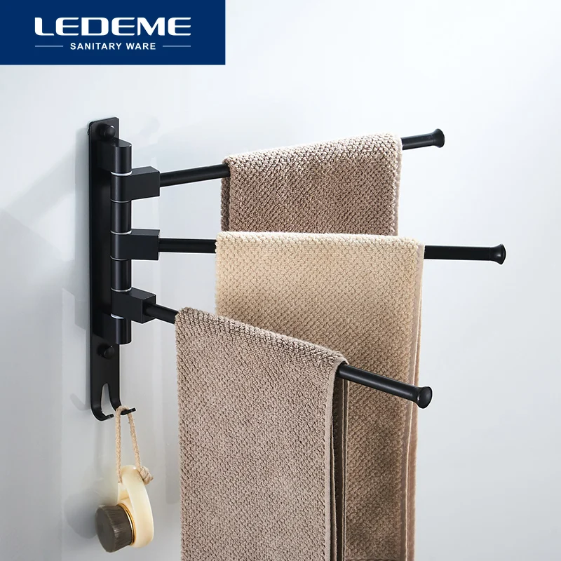 LEDEME три держателя для полотенец распылительная краска алюминиевый держатель