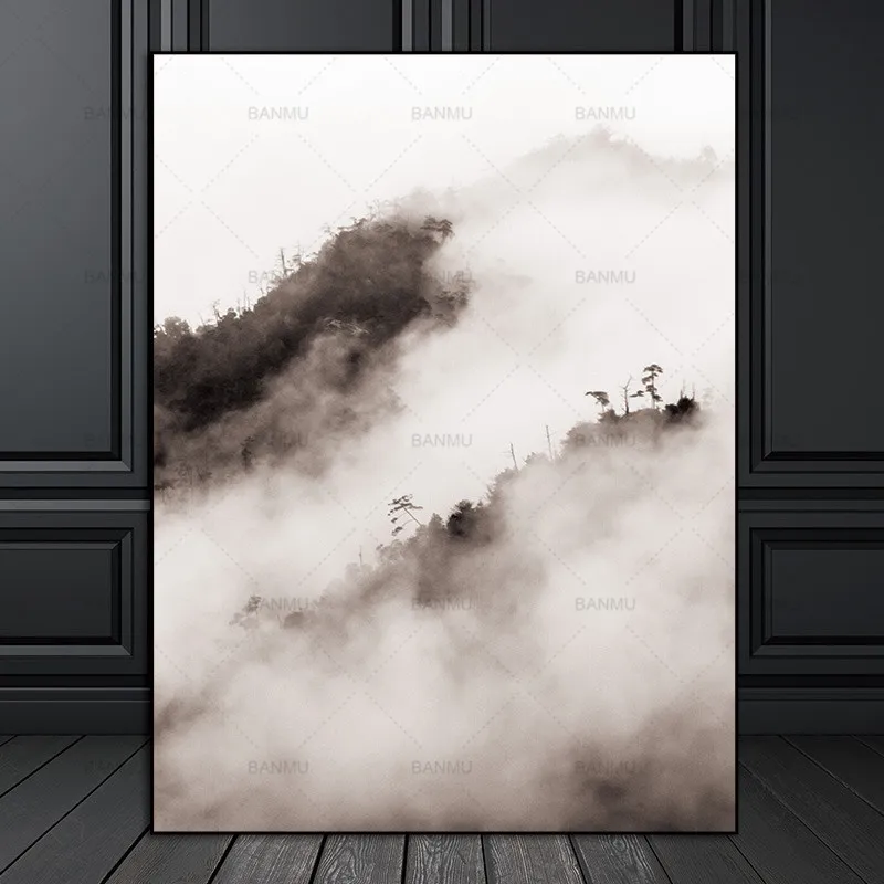 Скандинавский постер настенные картины с природными абстрактными изображениями