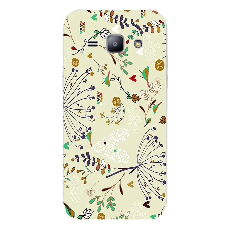Роскошный чехол для телефона с цветами Samsung Galaxy J2 J200 J200F J200G задняя крышка розовым