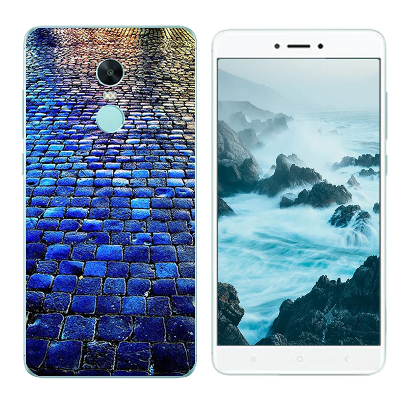 Чехол для Xiaomi Redmi Note 4x Мягкий силиконовый прозрачный ТПУ чехол принт пианино