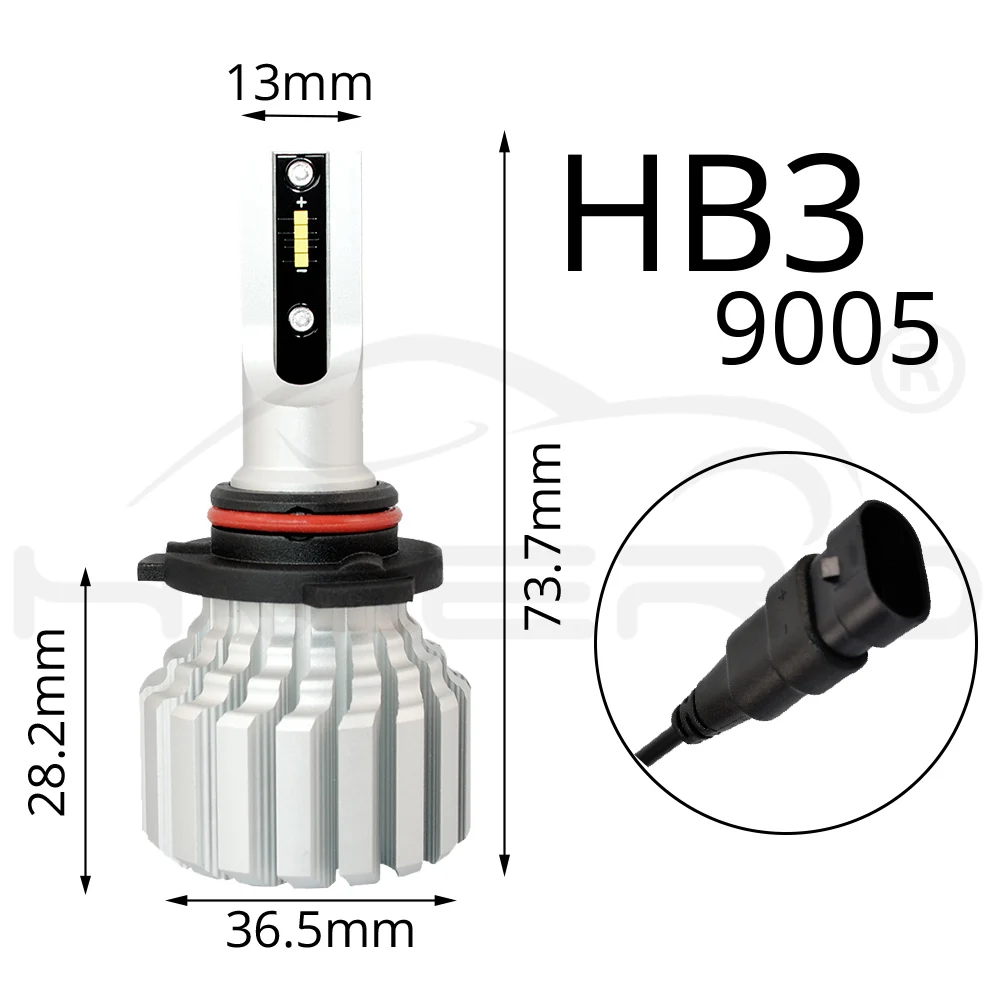 2X V5S, H1, H4, H7, H8, H15, HB3, HB4, 9004 шт., X, 26 Вт, фара противотуманная, автомобильная, светодиодная, 50 Вт, 6000 лм, лампа дальнего ближнего света, автомобильная, мобильная лампа, К, DC 12 В
