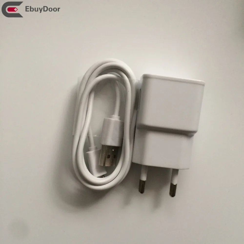Подержанное зарядное устройство + USB-кабель для Bluboo Maya MTK6580A 5 дюйма HD 1280x720