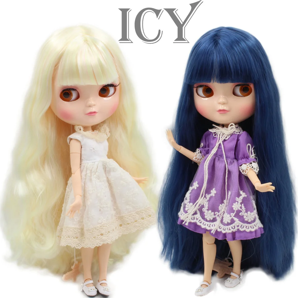Ледяной DBS кукла серии No.02 с косметикой шарнирное тело 1/6 BJD OB24 платье для девочек в