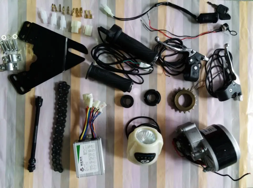 MY1016Z2 DC 24V 250W DIY 22 &quot 28&quot электродвигатели для велосипедов комплект