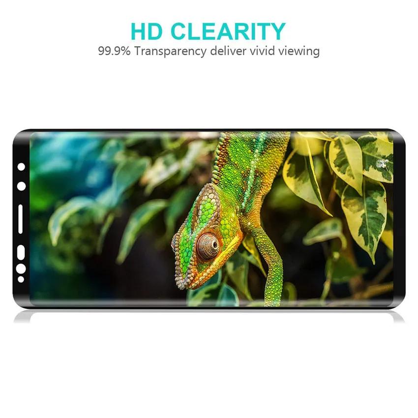 3D изогнутый HD полное покрытие закаленное стекло ЖК-экран протектор для Galaxy Note 9/Note 8/S9/S9+/S8/S8+ тонкая защитная пленка