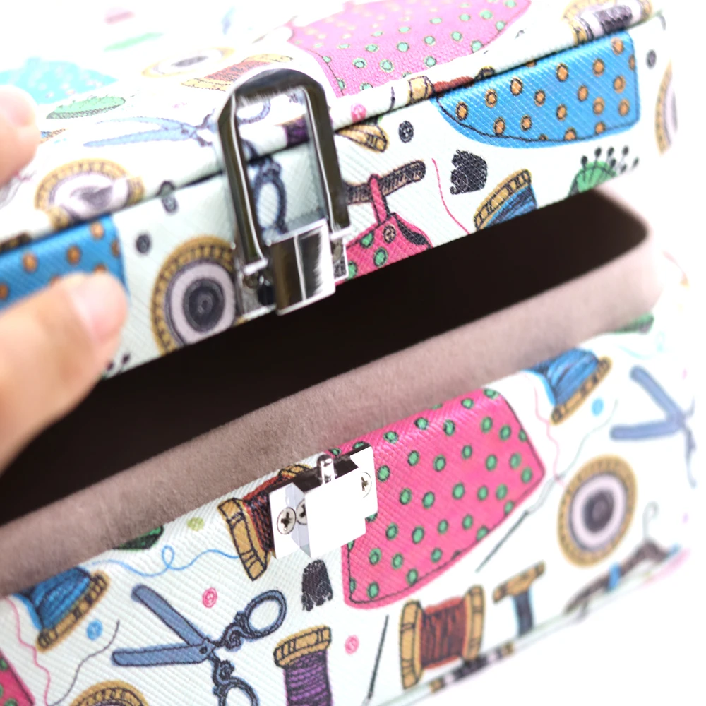 Швейный элемент печать швейных инструментов коробка для хранения аксессуаров