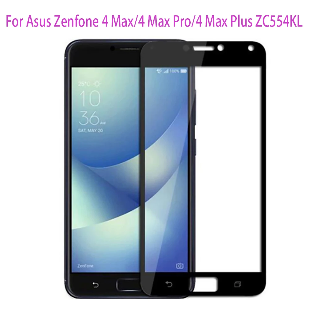 2 шт. защитная пленка из закаленного стекла Naxtop 2.5D для Asus Zenfone 3 ZE552KL/Max (M1)/Live (L1)/3 Max/4