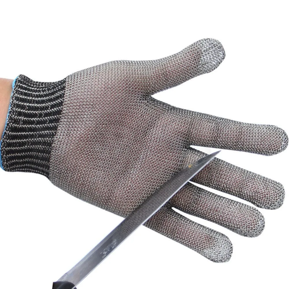 

1 pcs Cut-Resistant Protective Gloves Stainless Steel Gloves Mountaineering Wire Butcher Anti-Cutting