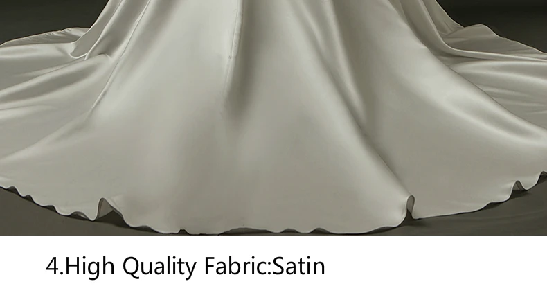 Роскошное сатиновое свадебное платье с v-образным вырезом, на шнуровке, Vestidos De Novia, с рукавами-крылышками, ТРАПЕЦИЕВИДНОЕ длинное свадебное платье,, открытая спина, свадебное платье
