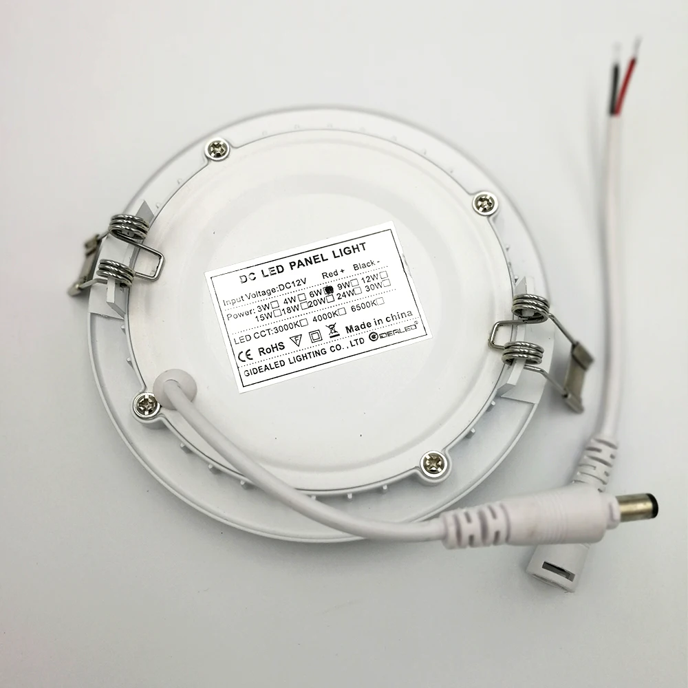 Затемняющий 4 дюймовый светодиодный панельный светильник DC12V фара автобуса 6W