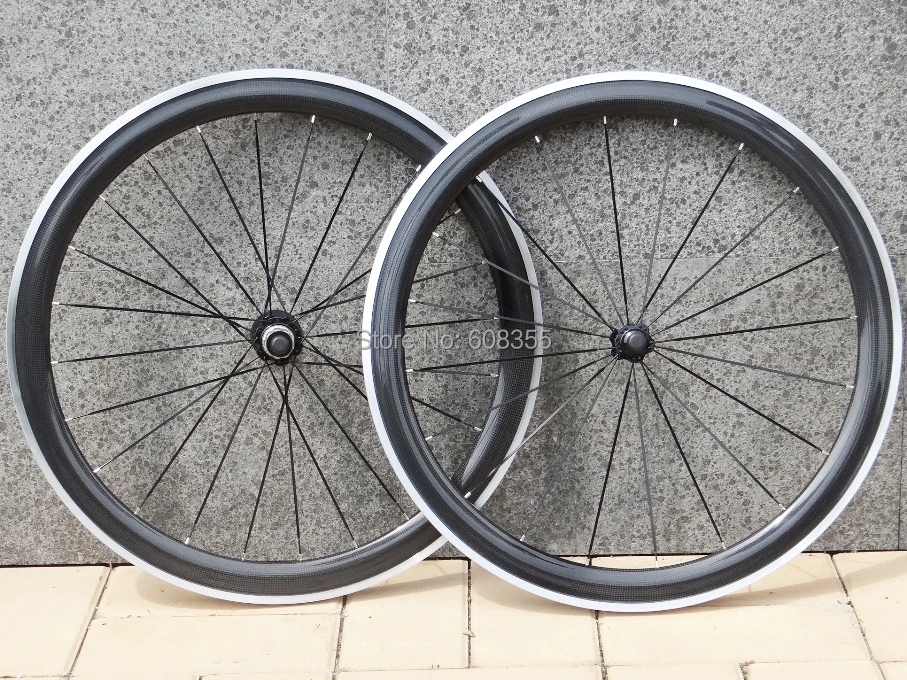 _ Углеродная велосипедная дорожная клинчерная колесная пара 50 мм велосипедный