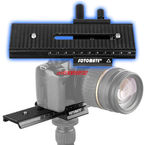 Fotomate LP 01 2 Way Macro Focus Фокусировочный рельс слайдер для камеры DSLR 650d 600d 700d d800 d500 d610 d600