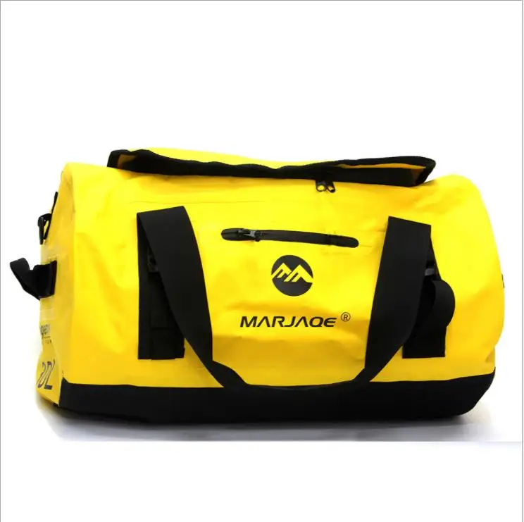 Yellow 30L Открытый плавательный водонепроницаемый мешок рыболовный сухой мешок Кемпинг фитнес парусный водонепроницаемый мешок треккинг река плечо океан пакет - Цвет: Yellow 30L