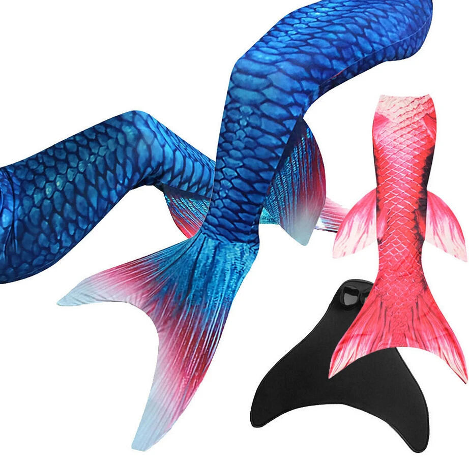 Fin хвост русалки Моноласты для плавания Дети Обувь девочек Для женщин Одежда