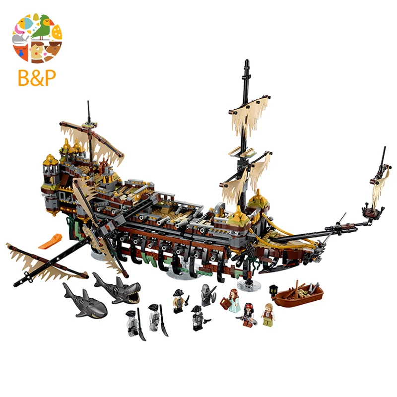 Bela 71042 10680 Pirates of The Caribbean Captain Jack Silent Mary Building Block Toys Compatible with Legoing | Игрушки и хобби