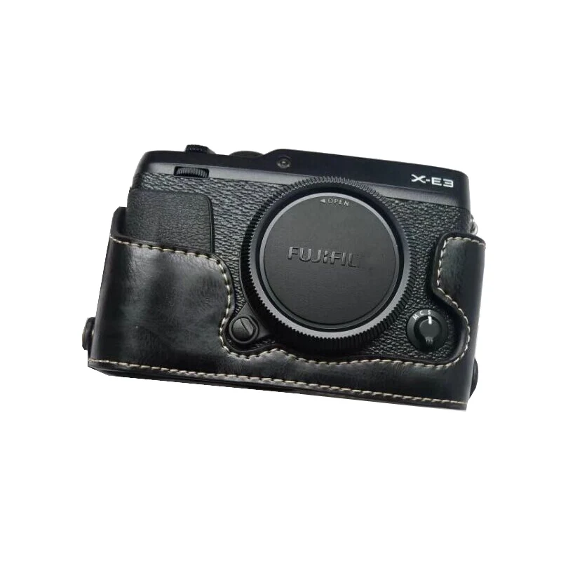 Чехол из искусственной кожи для FujiFilm Fuji XE3 X-E3 полусумка камеры набор аксессуаров