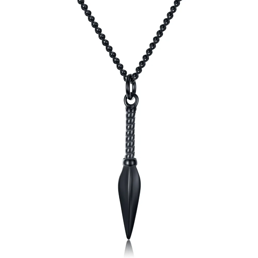 Мужское ожерелье из титановой стали колье с подвеской для парня цепочка
