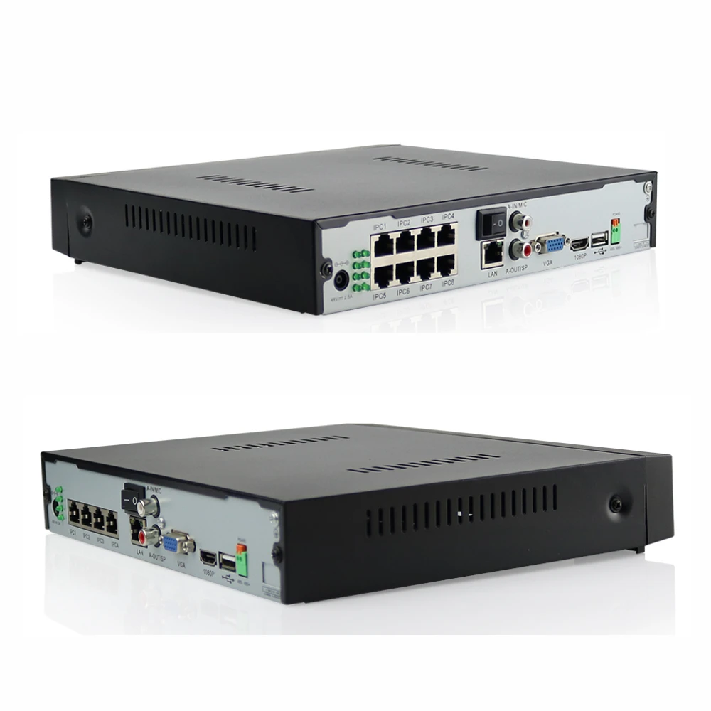 Муравьи Desktop 4CH 9CH 5MP/4MP/3 м/2MP Onvif NVR Поддержка 4 Порты 8 IEEE802.3af PoE IP камеры Goolink AEEYE