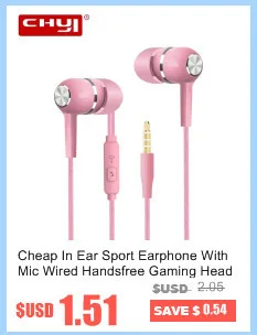 CHYI In Ear Наушники Проводная гарнитура без микрофона дешевые универсальные 3,5 мм музыка мини-наушники-вкладыши цветные наушники-капли для смартфона