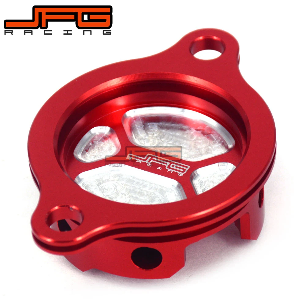 Мотоцикл алюминий CNC Заготовка Масляный Фильтр Крышка для HONDA CRF250R CRF 250R 2010 2011 2012 2013
