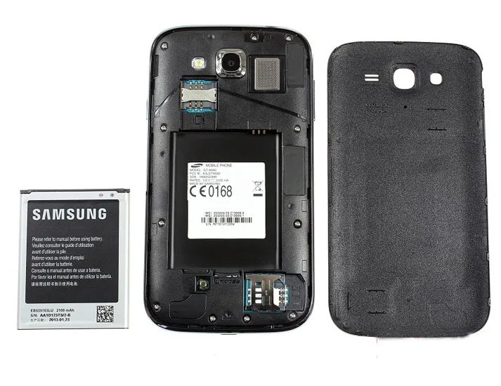 Оригинальный мобильный телефон Samsung Galaxy Grand I9082 поддержка двух SIM карт сенсорный
