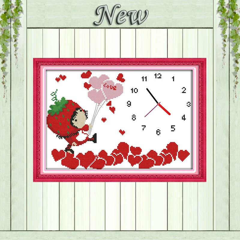 Для девочек с героями мультфильма Шарлотта Земляничка часы изображением фруктов