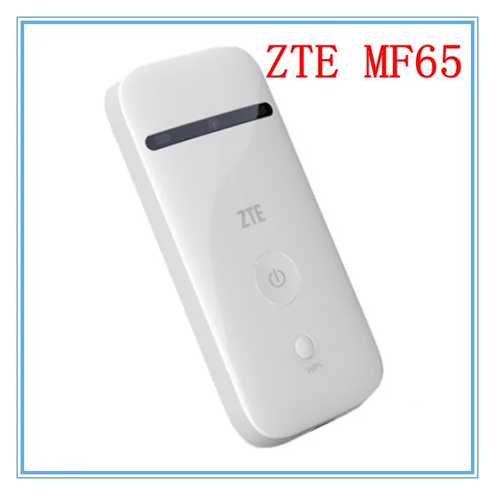 Разблокированная карманная Мобильная точка доступа Wi-Fi ZTE MF65 3G HSPA + DL 21 6 Мбит/с