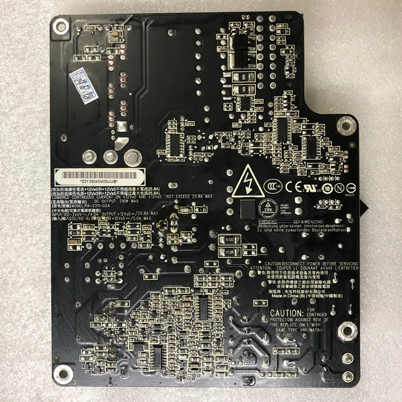 310 W Питание Для iMac 2" A1312 MC510 MB952 661-5468 614-0446 661-5310 614-0476 661-5972 ADP-310AF B PA-2311-02A