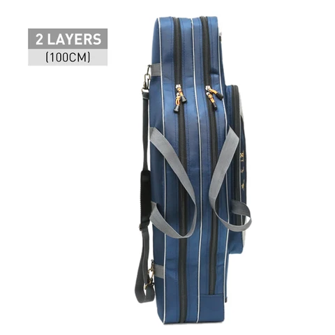 Kaasaskantav multifunktsionaalne kalakott Pesca lõuend 80/90/100/120 cm pikkune kalapüügivarras 3 kihti 4 kihi reisikarv