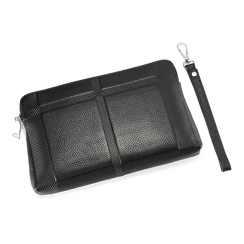 Новинка 2019 мужской клатч кошелек из воловьей кожи с верхним слоем сумка в