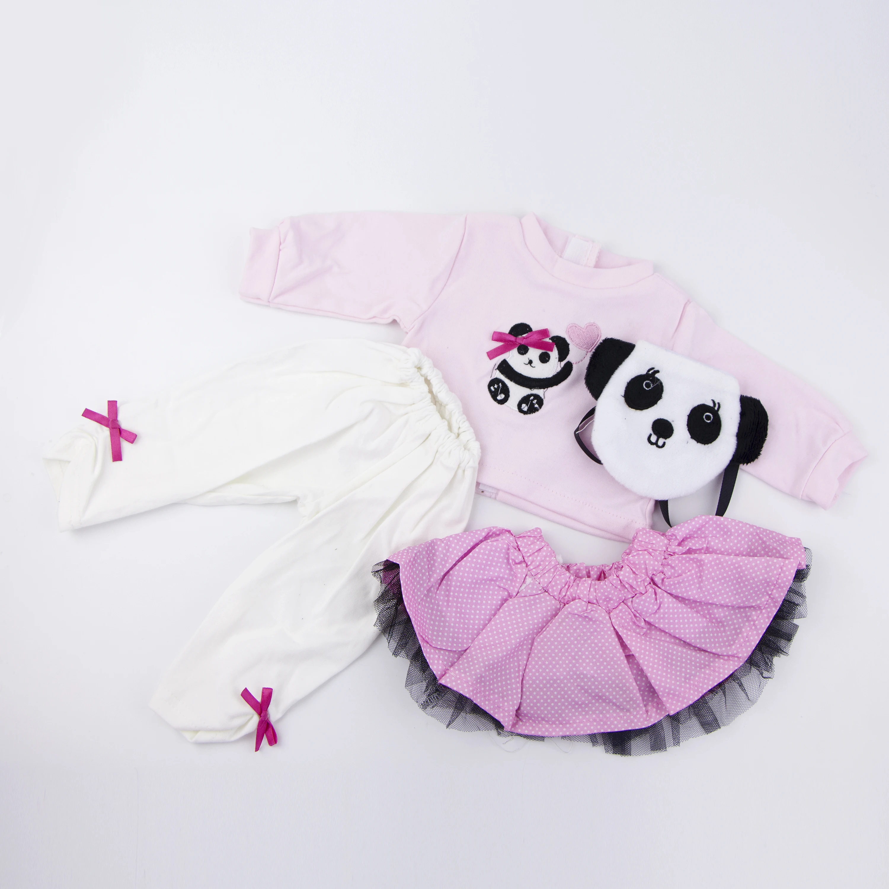 KEIUMI Мода Reborn Baby Doll Одежда для 20 дюймов Детские Куклы костюм косплей панда кукла аксессуары детские рождественские день рождения подарки