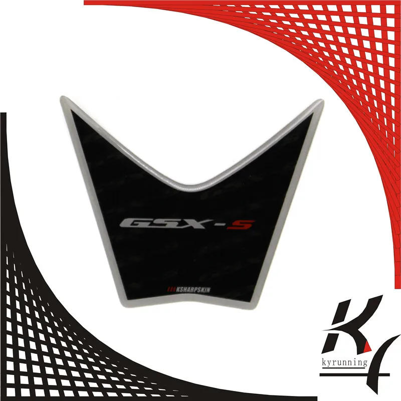 Kyrunning 3D ADESIVI Стикеры Наклейка эмблемы защита танка Pad Cas Кепки ПОДХОДИТ SUZUKI GSXS750 GSX S750 17 до 19 лет