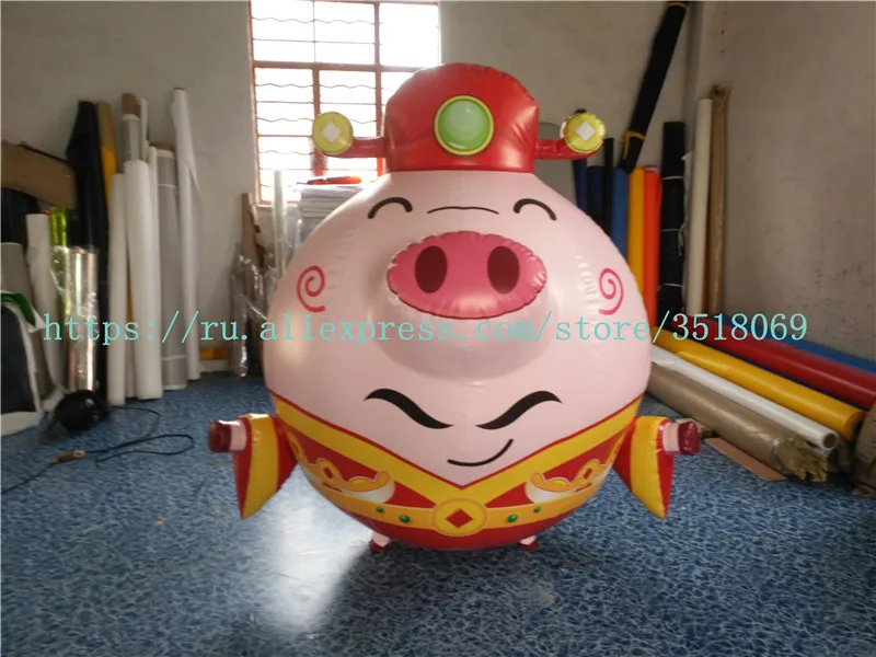 

Надувная свинья из ПВХ, надувная Закрытая воздушная модель свинья, используется для крупных торговых центров