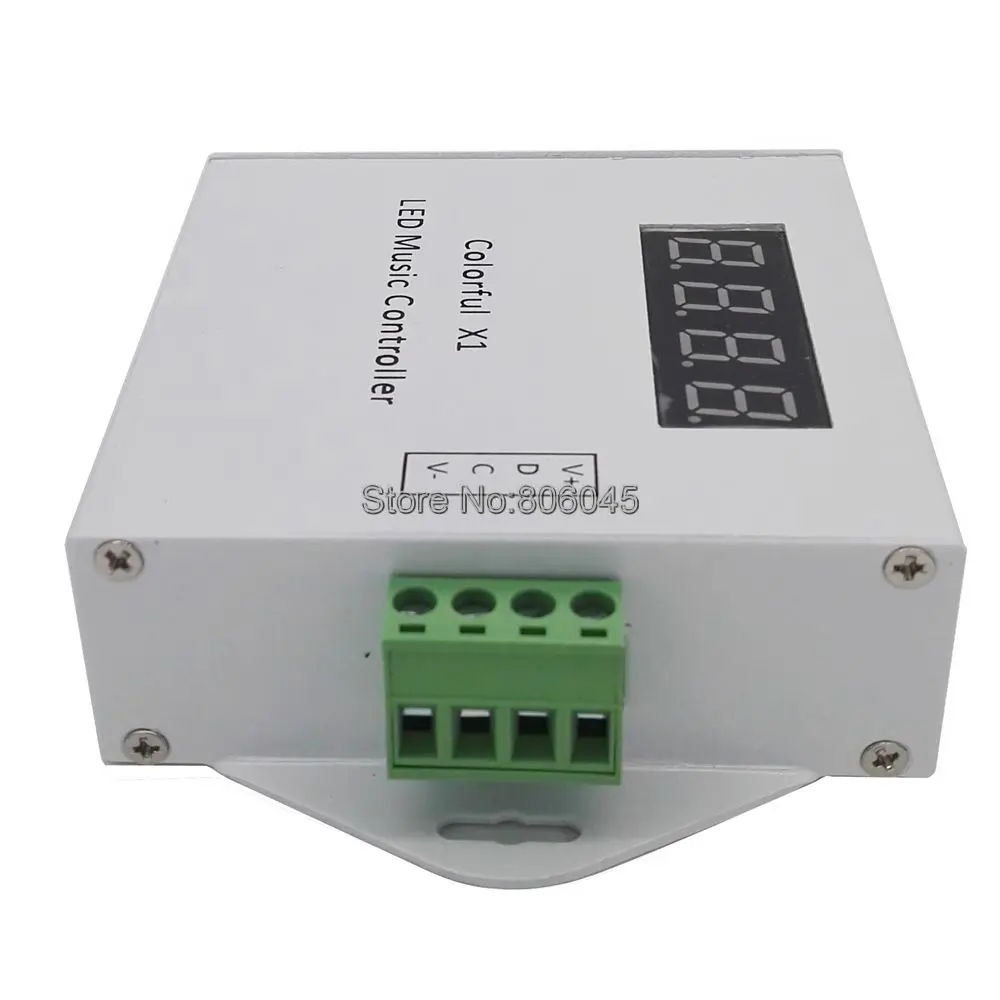 DC5 24V Цвет Фул X1 светодиодный музыкальный пульт дистанционного управления RGB