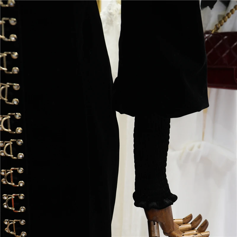 HIGH STREET Новые стильные 2019 дизайнерское платье Женская квадратный воротник фонари