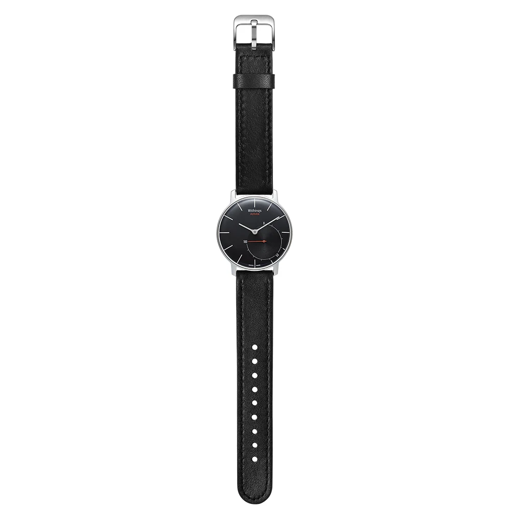For Nokia Withings 18mm Genuine Leather Watchband Wrist Strap Replacement Bracelet For Nokia Withings Steel HR Huawei Watch 1