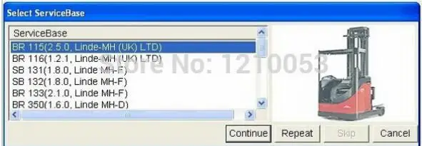 Автопогрузчик Linde комплект по для вилочного подъемника Lindos EPC + грузовика Expert Repair