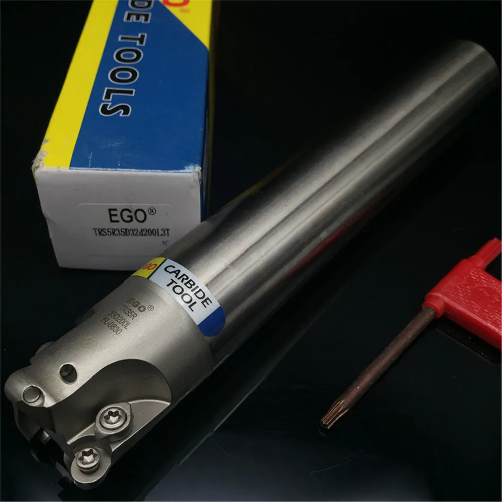 

Держатель фрезы TRS5R35D32d200L3T Угловые концевые фрезы шаровые концевые фрезы RDMT10T3 TRS4R
