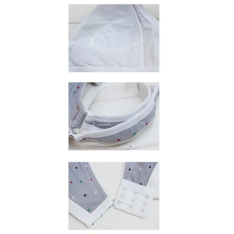 Женский хлопковый бюстгальтер для кормящих матерей Бюстгальтеры без косточек