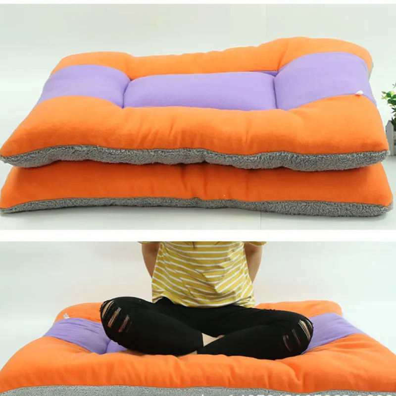 Warm Dog Mat Soft Fleece Bed Blanket Cat Lounger Sofa Cushion for Large Golden Car Seat Cover Husky Kennel | Дом и сад
