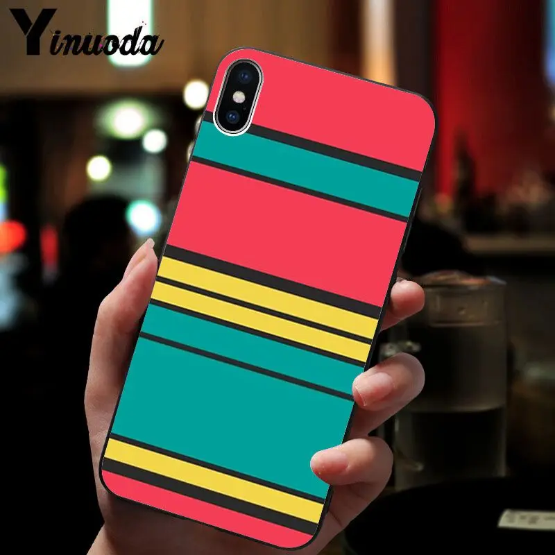 11pro MAX Простой Полосатый Мягкий силиконовый чехол для телефона из ТПУ iPhone 6S 6plus 7plus