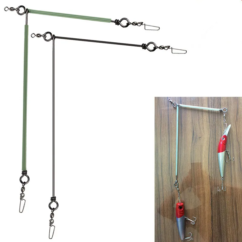 

Ocean Boat Fishing Balancer Glow Tube 30cm/49cm Plastic Pipes Stainless Steel Wire Rig Swivels Snap