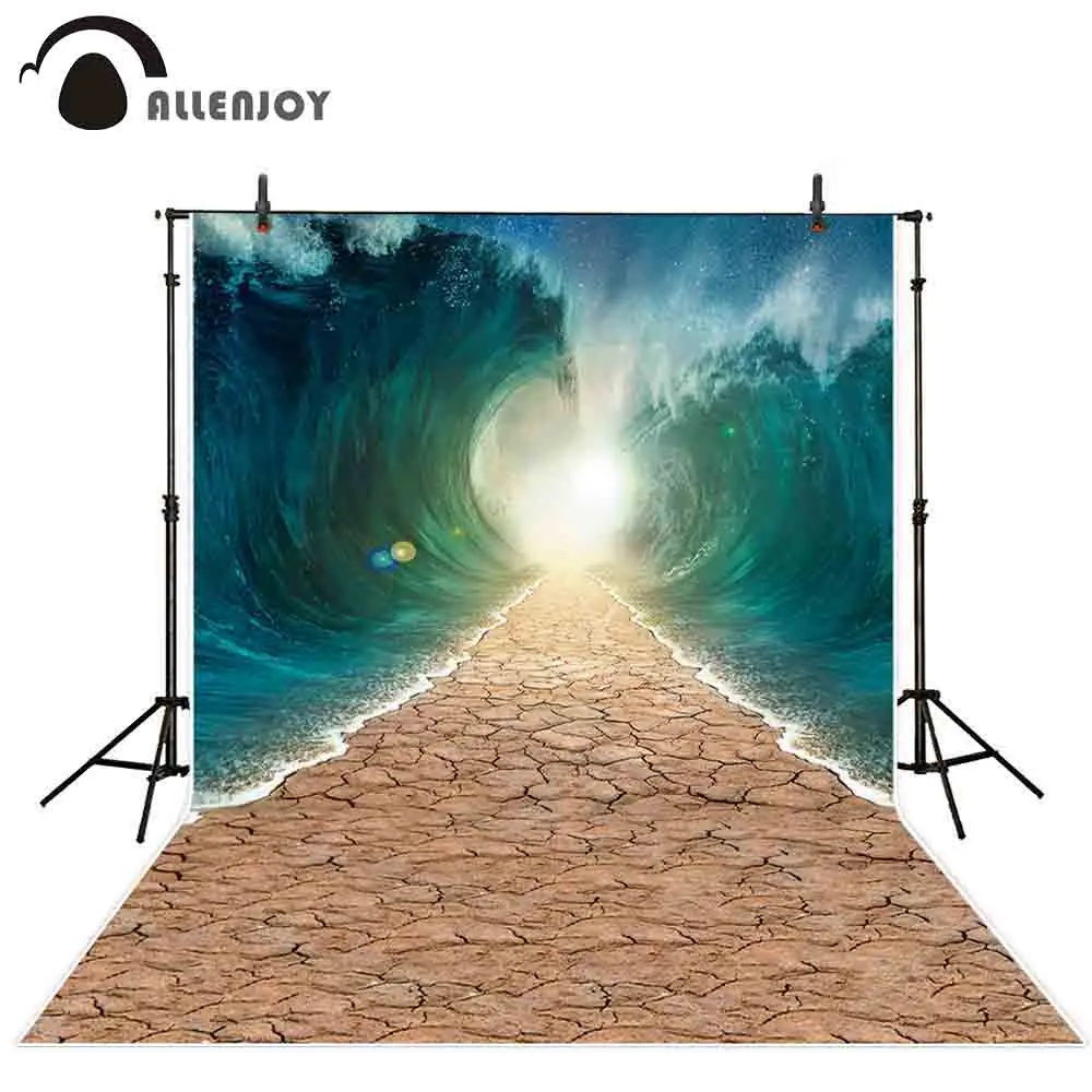 Allenjoy фоны для фотосъемки голубой серфинга волна сухой почвы летний праздник