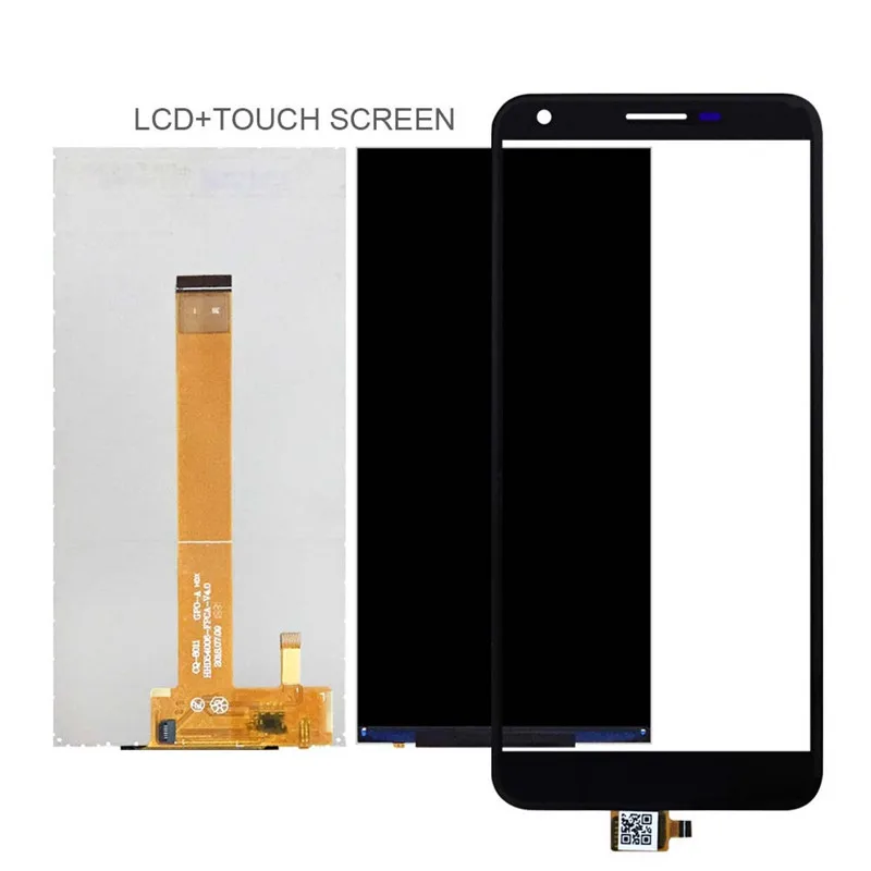 Black Touch with Lcd 5,5 ''для Cubot R11 ЖК-дисплей с сенсорным экраном дигитайзер для Cubot R11 Аксессуары для мобильных телефонов с инструментами и клеем - Цвет: Black Touch with Lcd