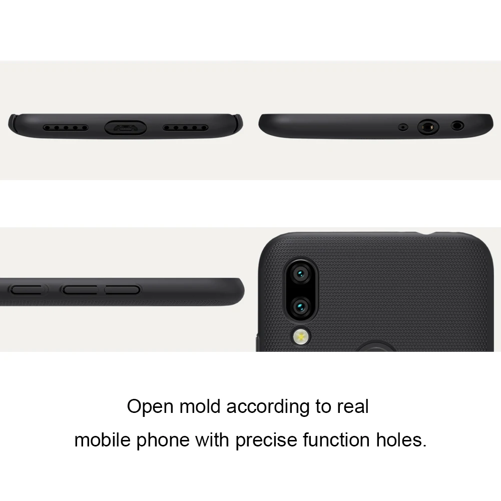 Чехол Nillkin для Xiaomi Redmi Note 7/7 Pro/6 Pro/Note 5/для Go 7/6/6A/для A2 Lite матовый жесткий чехол |
