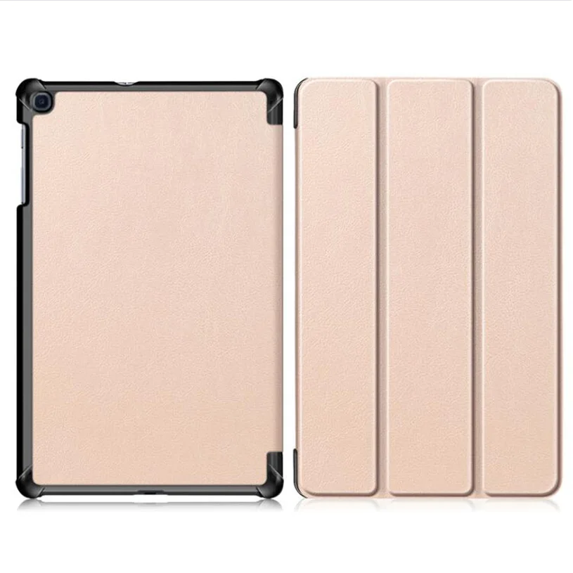 Gold Чехол Funda для samsung Galaxy Tab A 10,1 SM-T510 SM-T515 чехол-подставка из искусственной кожи для samsung Tab A 10,1 T510 T515 чехол - Цвет: Gold